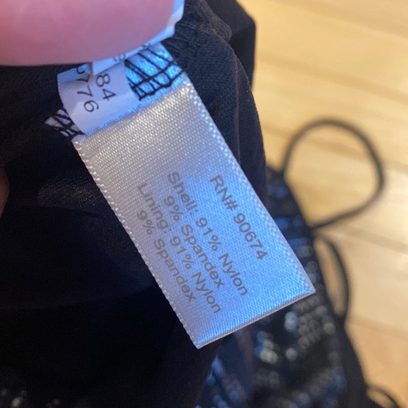 Boston Proper Black/Gold Metallic Tank - Picture 6 of 7